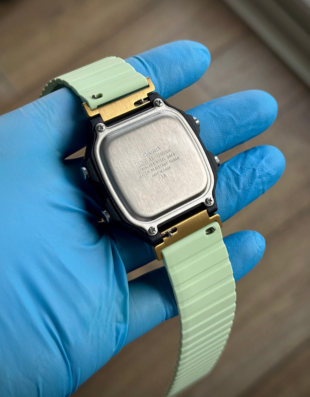 Custom Kawasaki Mod Casio AE1200 Royale