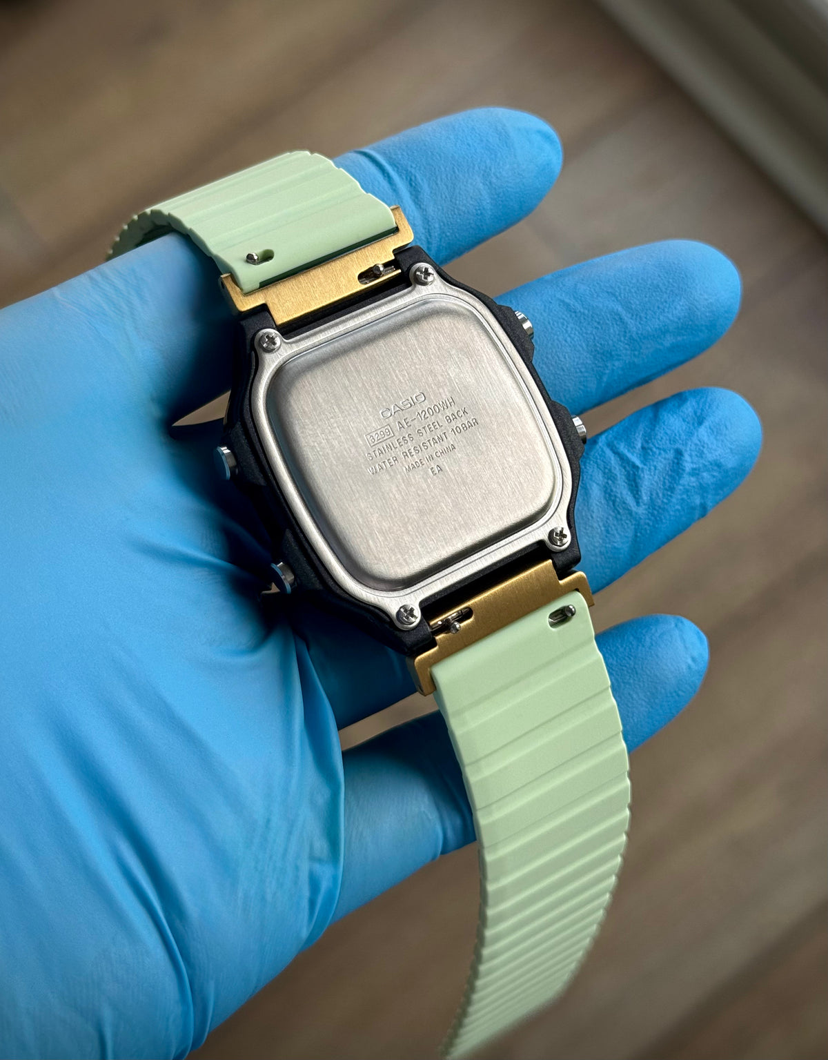 Custom Kawasaki Mod Casio AE1200 Royale