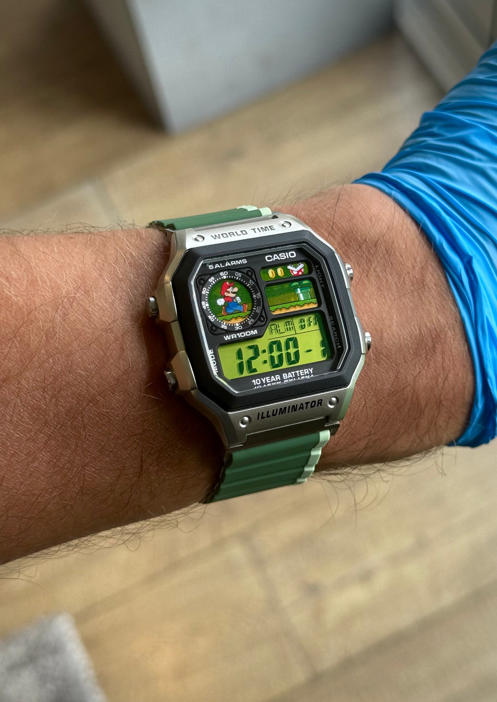 Custom Super Mario Mod Casio AE1200 Royale